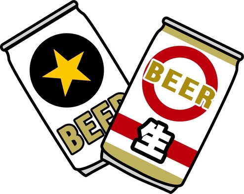 【缶ビール2本付き】お部屋に缶ビールプレゼントプラン！
